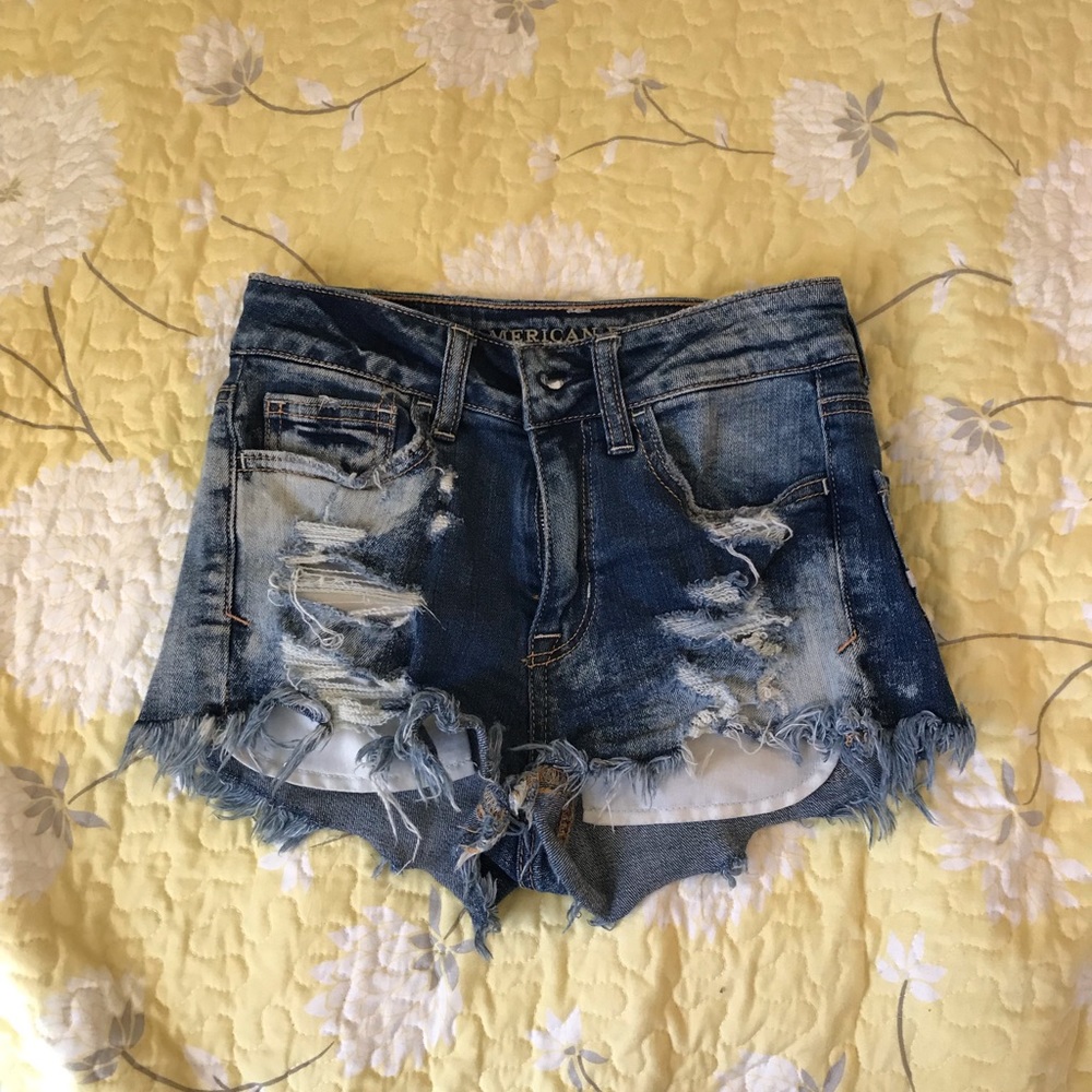 High waisted shorts